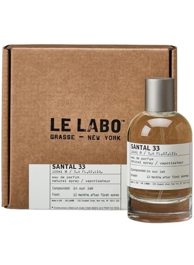 Le Labo Santal 33 - Eau de Parfum - 100ml