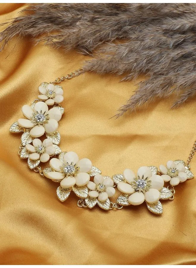 سوهي قلادة مصممة مطلية بالذهب