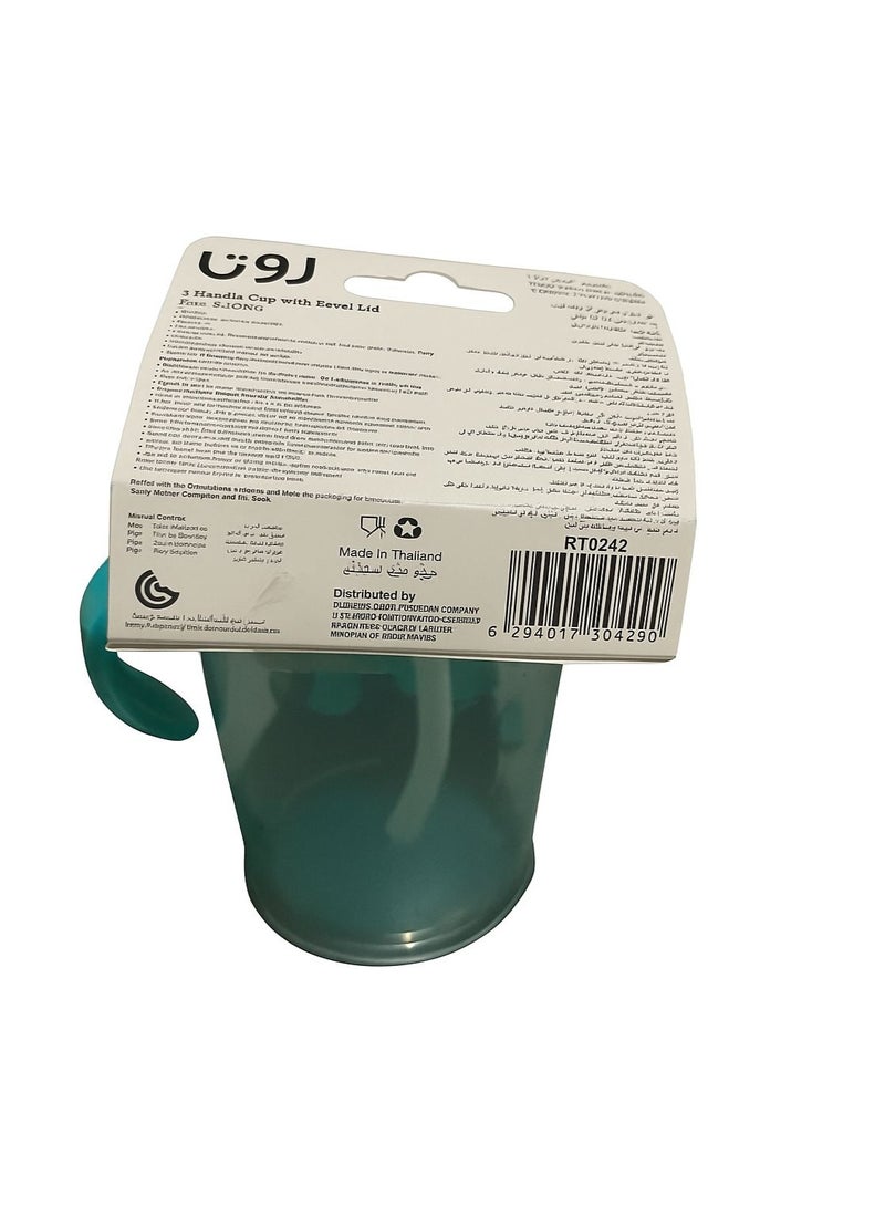 RotaDent Baby Training Cup With Handle Water Bottle,Soft Spout Learner Cup - Image 2