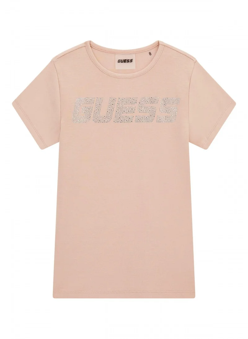 GUESS Kids Graphic Crew Neck T-Shirt