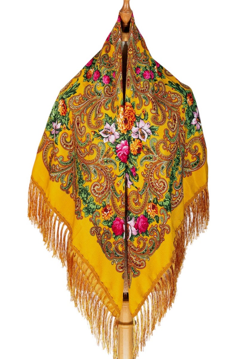 دىدانيالا شال نسائي قطني بشراريب من إيرينا - Image 1