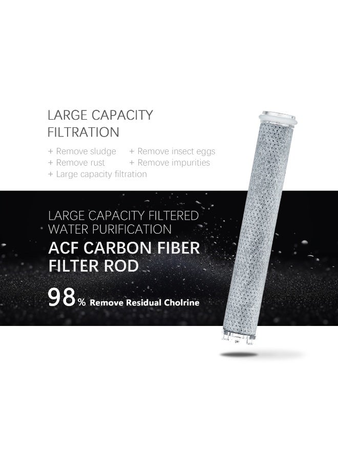 S.STYLEE High Pressure Filtered Shower Head | Handheld Water Softener Shower for Hair & Skin Care | Hard Water Purifying Shower Head - Image 3