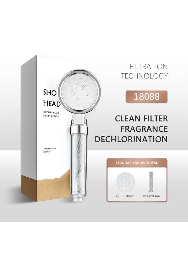 S.STYLEE High Pressure Filtered Shower Head | Handheld Water Softener Shower for Hair & Skin Care | Hard Water Purifying Shower Head - Image 1
