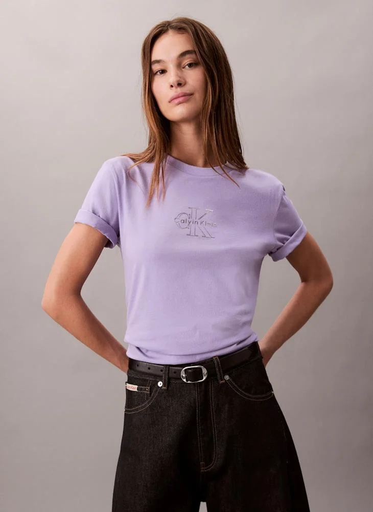 Calvin Klein Jeans Graphic Crew Neck T-Shirt