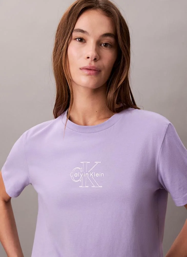 Calvin Klein Jeans Graphic Crew Neck T-Shirt