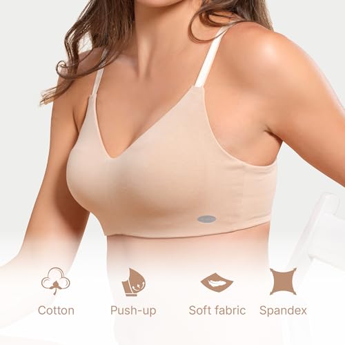 Enamor A027 Full Coverage Cotton Bra - Non-Padded • Wirefree PALESKIN - Image 4