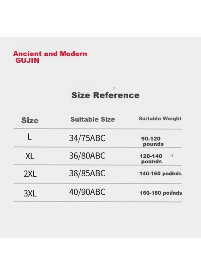 Gujin Middle-aged And Elderly Women's Bra, Seamless, Wireless, Front Closure, Vest-style, Wireless, Lift-up, Breathable, Push-up Brassiere Z - Image 2