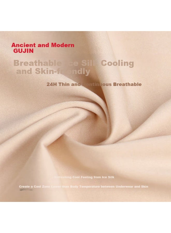 Gujin Middle-aged And Elderly Women's Bra, Seamless, Wireless, Front Closure, Vest-style, Wireless, Lift-up, Breathable, Push-up Brassiere Z - Image 4