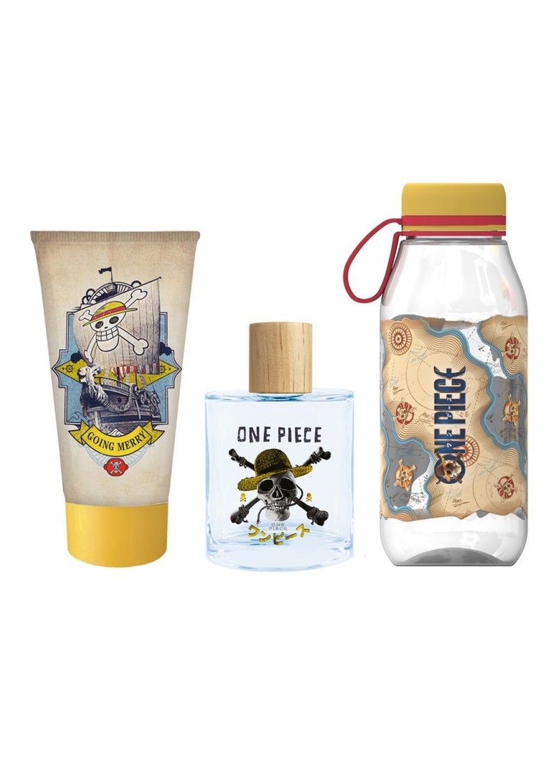 Air Val طقم هدايا Air-Val Netflix One Piece-Edt 100 مل + جل استحمام 150 مل + زجاجة مياه - Image 2