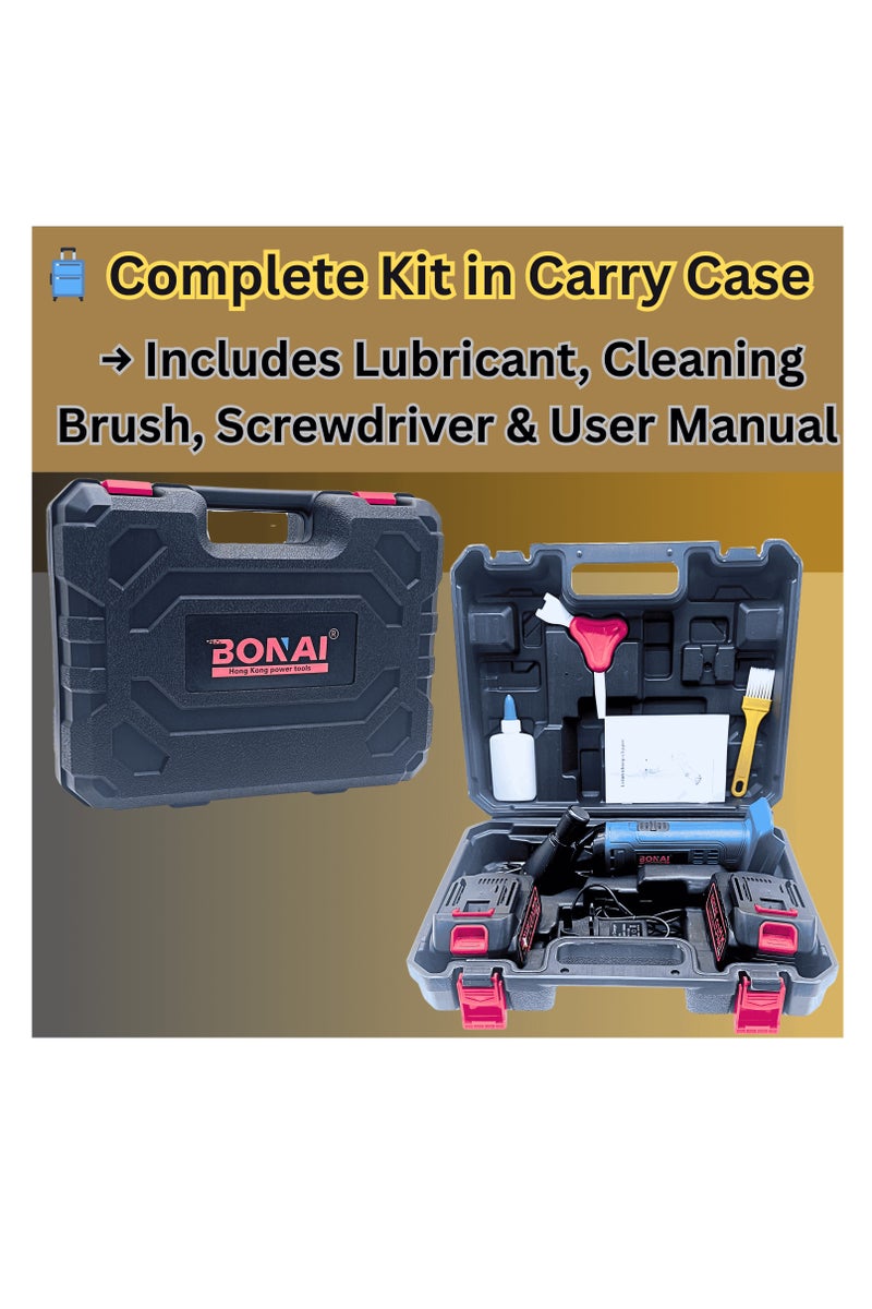 بوناي ماكينة قص شعر الأغنام الكهربائية اللاسلكية لحلاقة صوف الفراء للأغنام والماعز والأبقار - Image 5