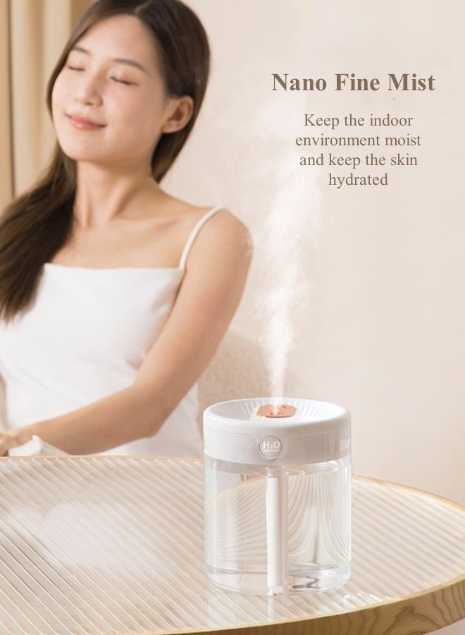Perfin 2L Air Humidifier，Cool Mist Humidifier  3 adjustment modes Humidifier with Night Light Function, lasts 20hs - Image 5