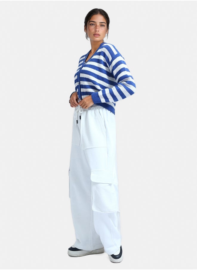 RAVIN Striped Knitted Cardigan  - Image 5