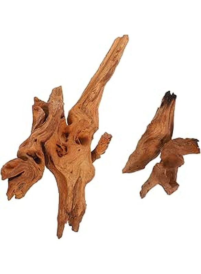Natural Aquarium Driftwood 2 Pieces Reptile Terrarium Wood Decor 10 30cm Branch For Aquascaping - Image 1