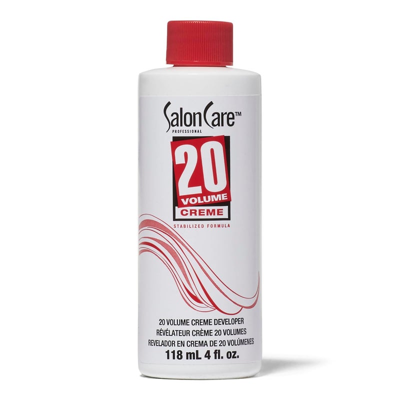 Salon Care 20 Volume Creme Developer, Uniform Lift, Easy to Handle Cream Consistency, Stabilized Formula, 4 Ounce - Image 1