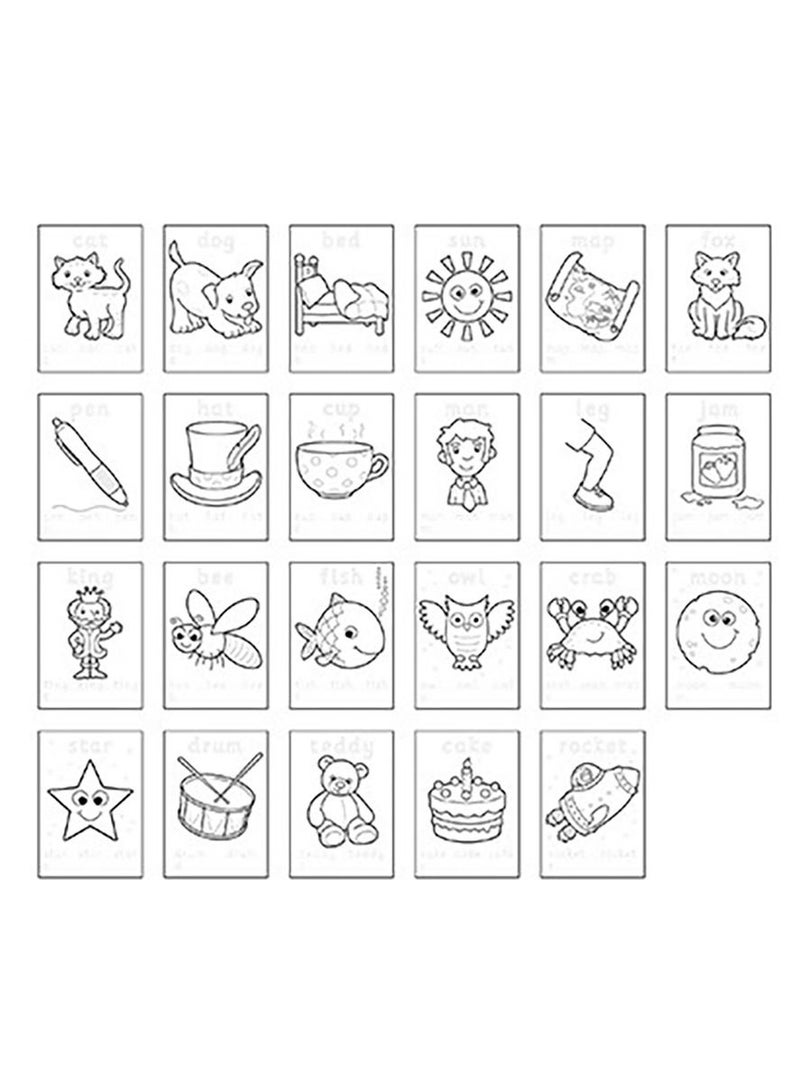 أورشارد تويز أول كتاب تلوين ملصقات الكلمات - Image 2