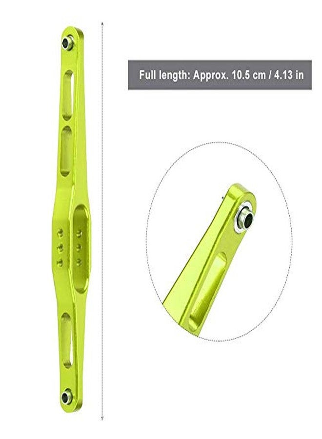Dilwe Rear Lower Arm,2pcs Metal Rear Trailing Arms Lower Suspension Arm Lever for WLtoys 1/12 12428 RC Car(Green 0023G) - Image 3
