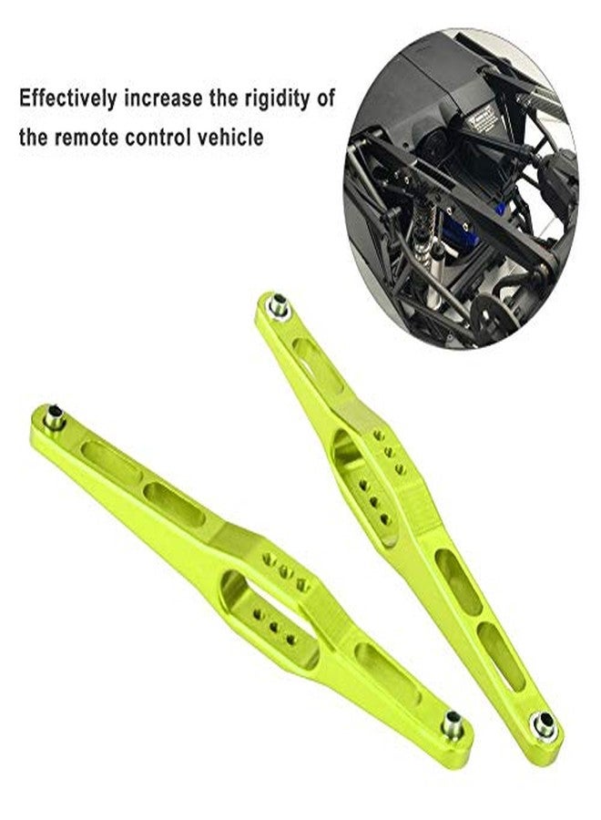 Dilwe Rear Lower Arm,2pcs Metal Rear Trailing Arms Lower Suspension Arm Lever for WLtoys 1/12 12428 RC Car(Green 0023G) - Image 2