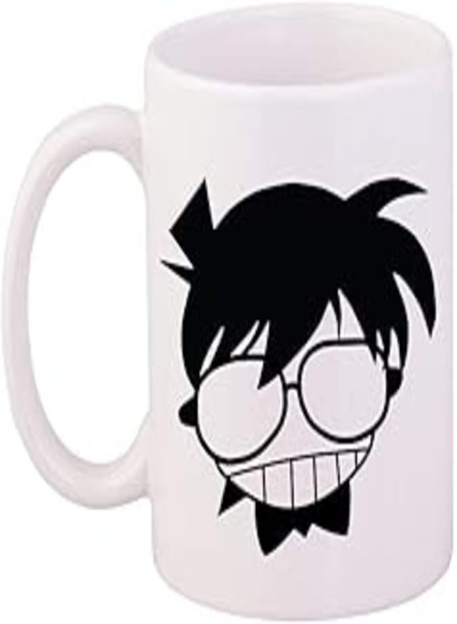 OR 11oz white coffee mug, ceramic material, The Anime Detective Conan