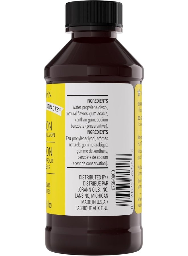 Lorann Oils Lemon Bakery Emulsion: Tangy Lemon Essence, Perfect for Amplifying Citrus Tones in Cakes, Cookies & Desserts, Gluten-Free, Keto-Friendly, Lemon Extract Alternative Essential for Your Kitchen - Image 2