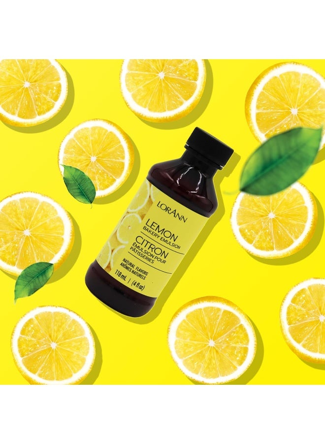 Lorann Oils Lemon Bakery Emulsion: Tangy Lemon Essence, Perfect for Amplifying Citrus Tones in Cakes, Cookies & Desserts, Gluten-Free, Keto-Friendly, Lemon Extract Alternative Essential for Your Kitchen - Image 3
