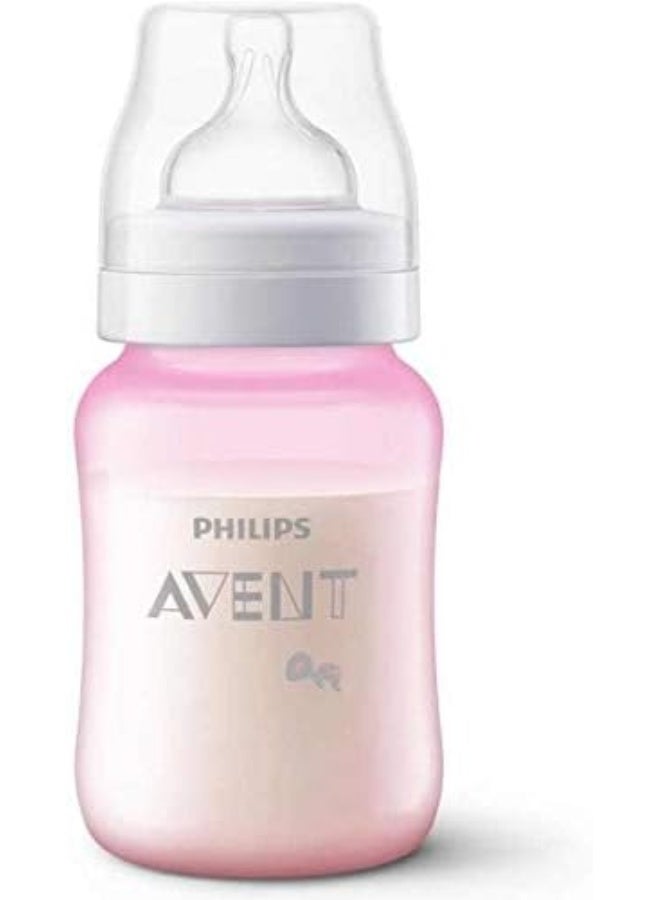 Philips Avent Anti-colic Girl Pink Design 260 ml Baby Bottles, 3 Pack - Image 3