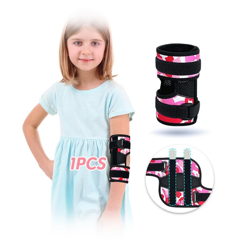 Zelen Zelen Thumb Sucking Stopper Finger Sucking Guard Anti Thumb Sucking for Kids Toddler Thumb Sucking Stop Nail Biting Deterrent Gloves Thumb Sucking Brace Nose Picking Stop Pink 