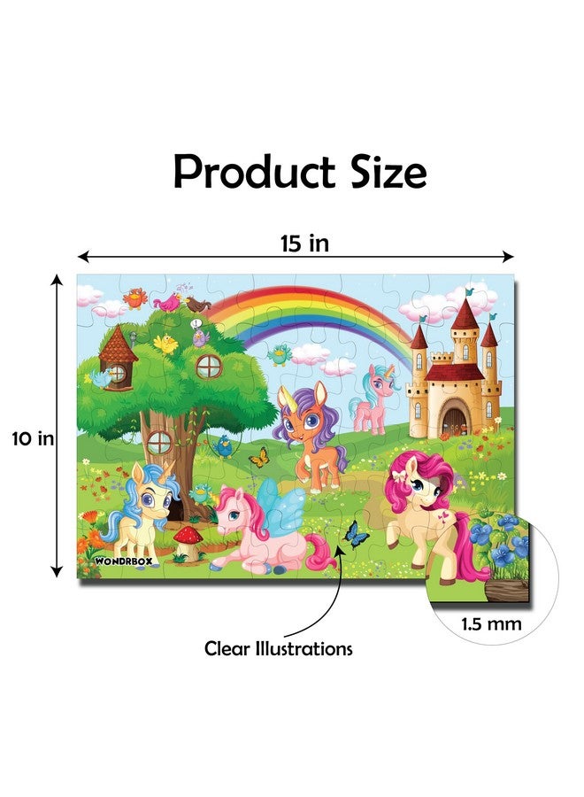 WONDRBOX 60 pcs Unicorn Theme Jigsaw Puzzle Birthday Party Favor and Return Gifts for Kids Ages 5 6 7 8 9 10 11 12 Year Old Boys and Girls - Image 2