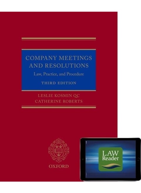 Company Meetings and Resolutions (Digital Pack): Law, Practice, and Procedure