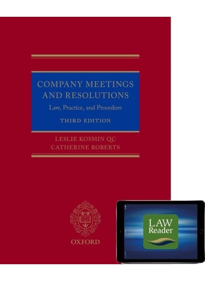 Company Meetings and Resolutions (Digital Pack): Law, Practice, and Procedure