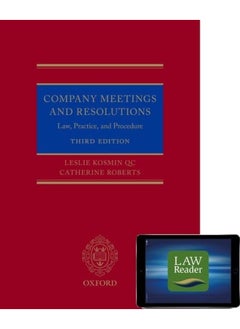 Company Meetings and Resolutions (Digital Pack): Law, Practice, and Procedure - pzsku/Z9219AF6E2B48CA693A41Z/45/_/1733823741/23a56894-ad7f-4538-b3f3-3775a87ffd09