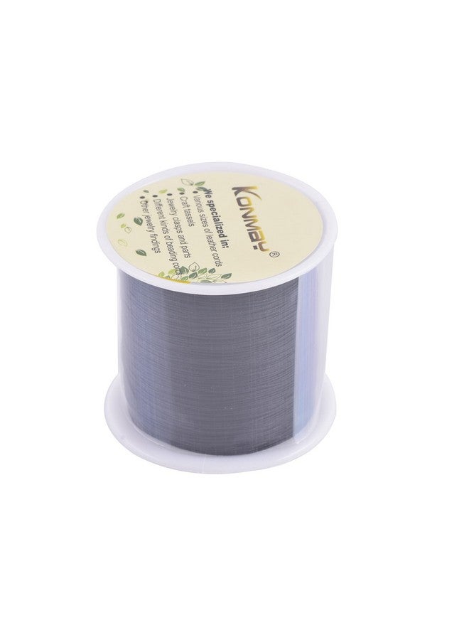 KONMAY 1 Roll 150Yd Nylon Bracelet Making String Braided 0.4Mm Nylon Shamballa Macramé/Beading Cord Chinese Knotting Cord Kumihimo Beading String Black 900 - Image 5