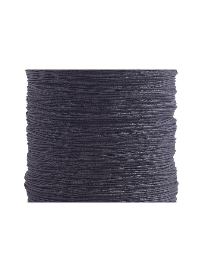 KONMAY 1 Roll 150Yd Nylon Bracelet Making String Braided 0.4Mm Nylon Shamballa Macramé/Beading Cord Chinese Knotting Cord Kumihimo Beading String Black 900 - Image 2