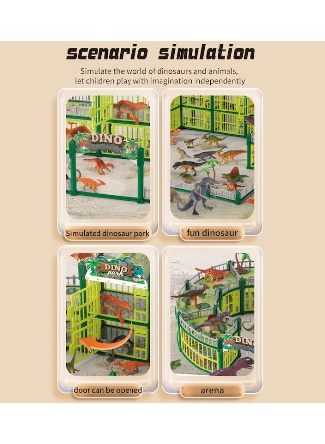kaixin DIY Dinosaur Villa Assembly Toy — Educational Gift for Boys (Ages 3–8) - Image 4