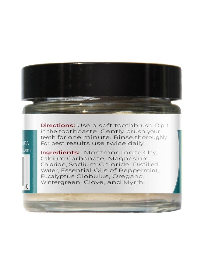 Viva Doria Iva Doria Fluoride Free Natural Toothpaste Peppermint (3 Oz Glass Jar) Refreshes Mouth Freshens Breath Keeps Teeth And Gum Healthy - Image 3