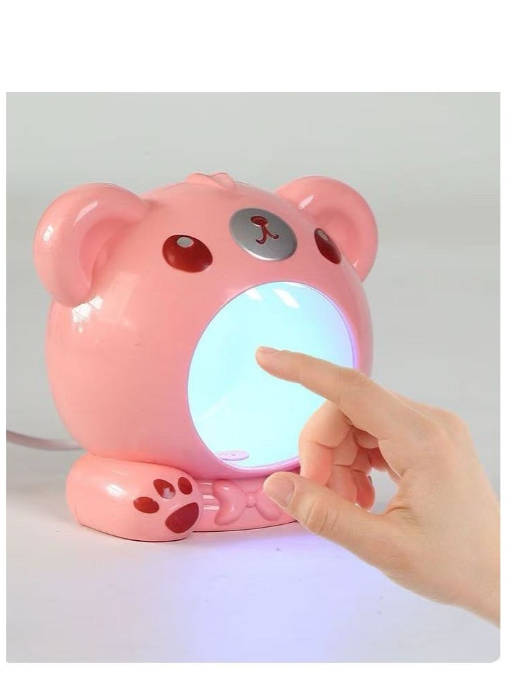 Pink bear mini  Nail Lamp Hands Free Gel LED Nail Dryer Nail Polish - pzsku/Z9219E81EF38ABA11D905Z/45/_/1730535648/fe228566-d206-4411-9d38-10dd8749eba8