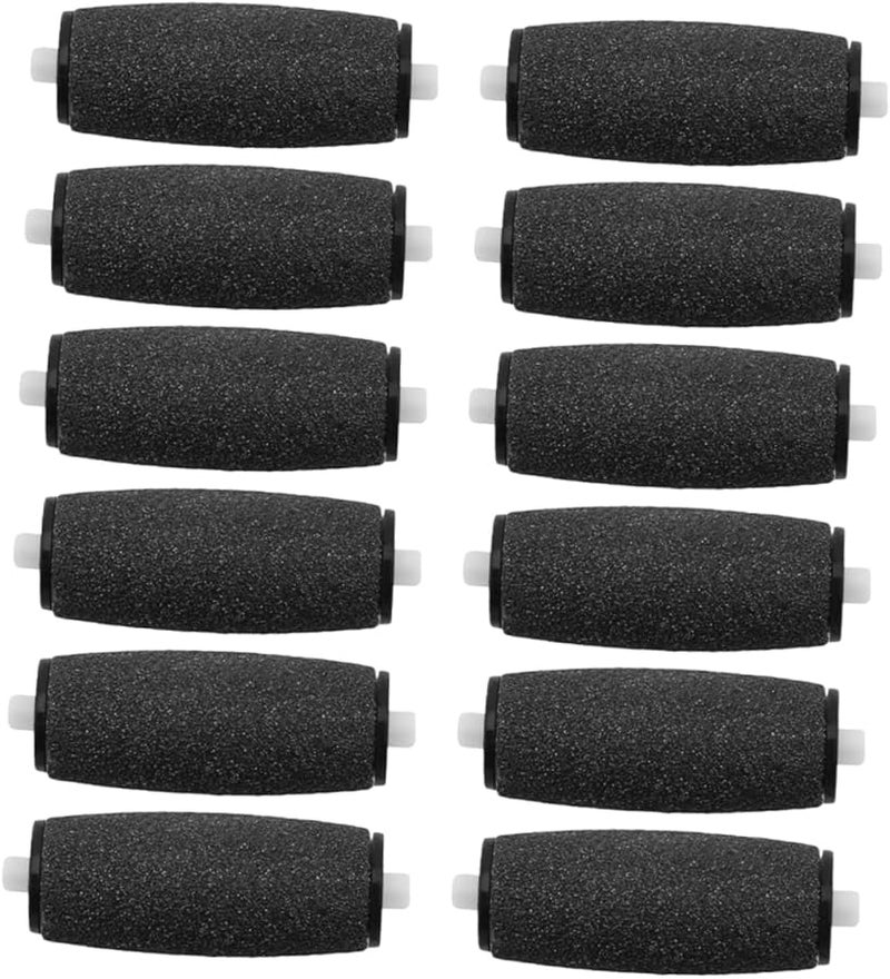 12 Pcs Coarse Pedicure Grinding Heads Replacement Rollers For Electronic Foot File Callus Remover - Image 2