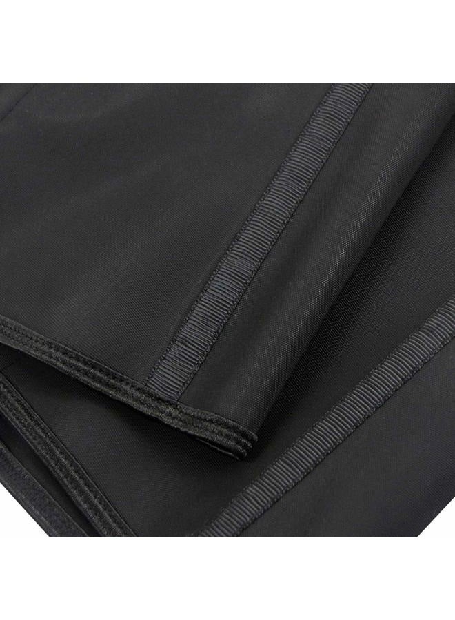 Charmian Women's Latex Underbust Waist Training Cincher Steel Boned Body Shaper Corset Vest Vest-Black Large - Image 5