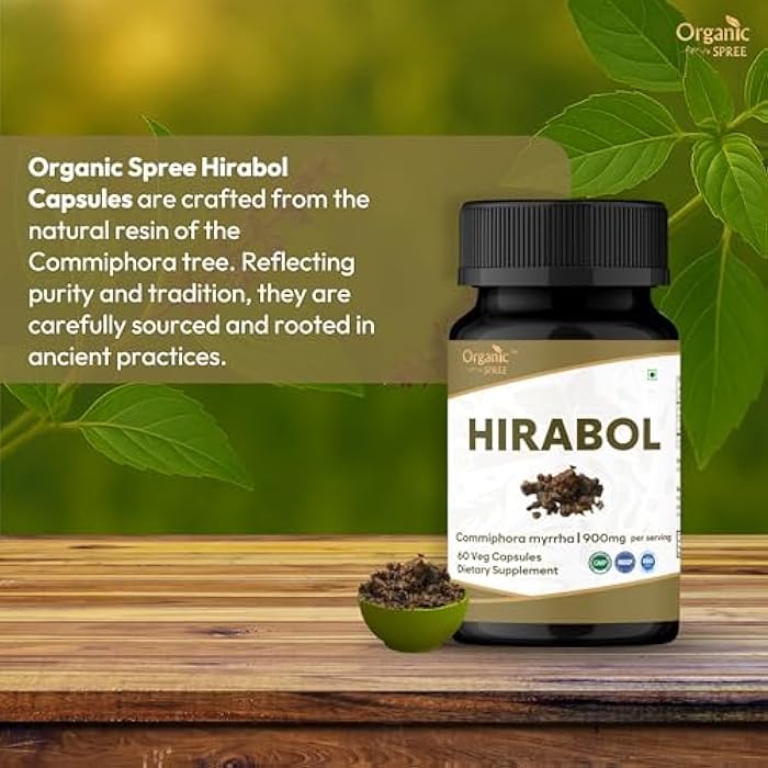 ORGANIC SPREE Hirabol 60 Capsules – Commiphora Myrrha – Natural Support for Joint & Digestive Health* - Image 2
