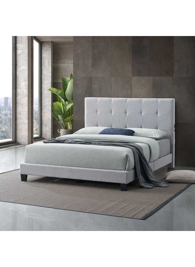 Home Box Kulltorp Smart Upholstered Queen Bed 151 x 121 x 216 cm  - Image 1