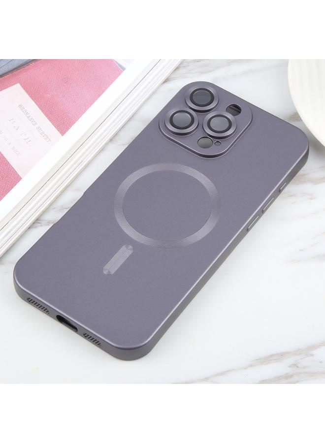 اس-توب جراب لهاتف iPhone 16 Pro Max مصنوع من مادة TPU السائلة والسيليكون بلون سادة مع جراب MagSafe للهاتف - Image 2