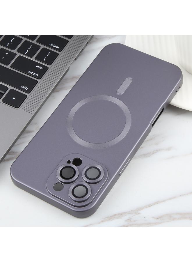 اس-توب جراب لهاتف iPhone 16 Pro Max مصنوع من مادة TPU السائلة والسيليكون بلون سادة مع جراب MagSafe للهاتف - Image 4