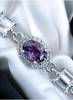 zilara Gem Square Pave Deep Hang Bracelet  - Image 1
