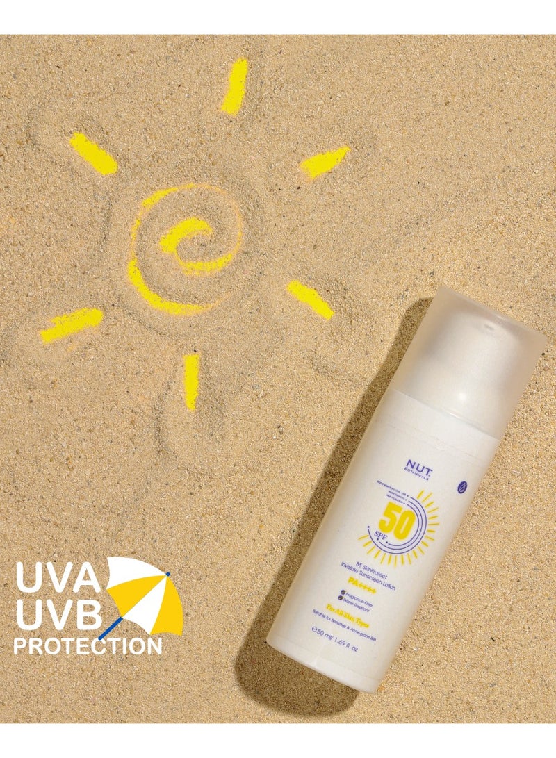 نات_بوتانيكالز لوشن واقي الشمس بي 5 سكين بروتكت بمعامل حماية 50 و حماية ضد الاشعة فوق البنفسجية أ ++++ - Image 3