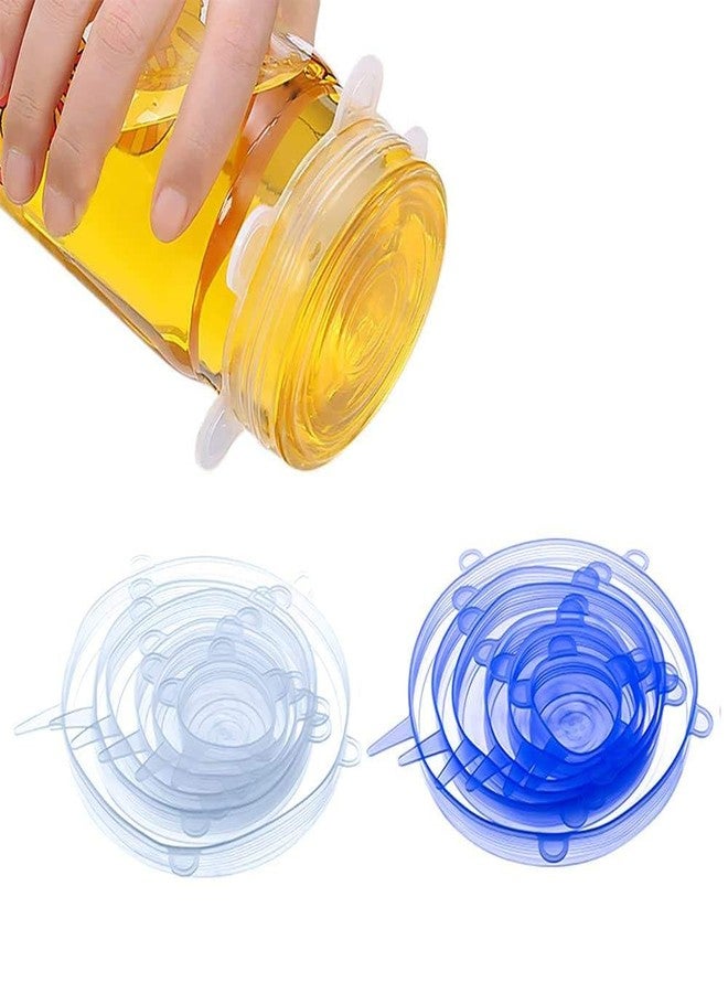 OSFT Reusable Silicone Stretch Lids for Bowls & Food Storage different Sizes | Airtight Leakproof Covers | BPA Free Eco-Friendly Food Saver Lids for Kitchen Containers Freezer Safe color may vary (6) - Image 4