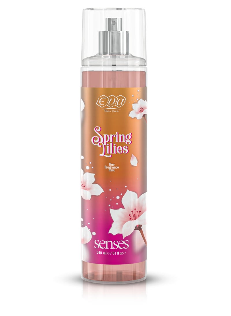 إيفا عطر جسم إيفا سكين كير سينسز - زنابق الربيع ٢٤٠ مل