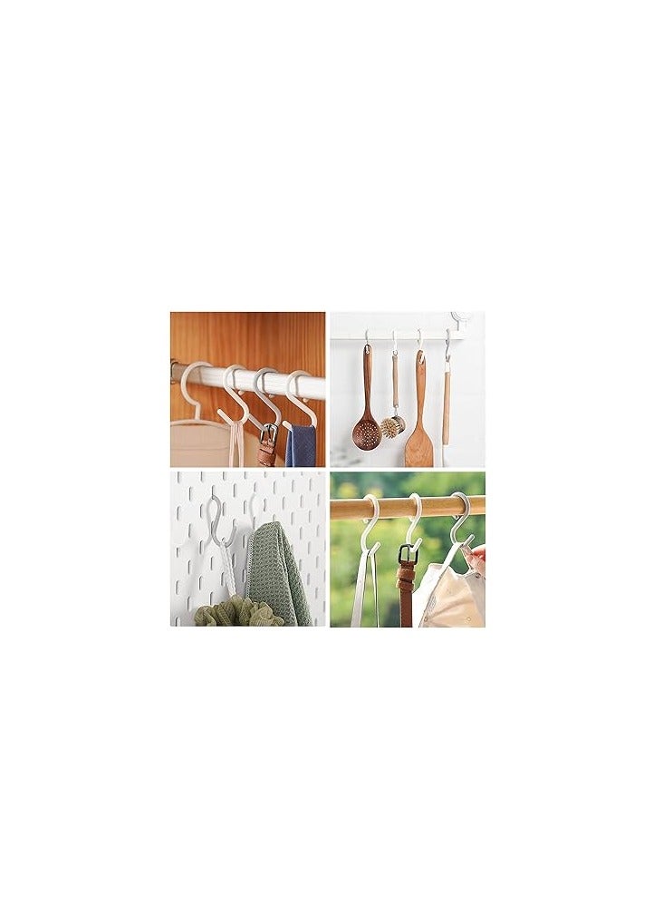 KNP KNP Large Plastic S-Hook is a strong and versatile hanging accessory designed for efficient organization in homes, kitchens, offices, and outdoor spaces.  - Image 3
