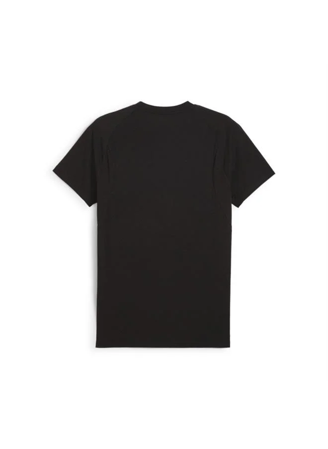 Puma PUMA Black EVOSTRIPE Tee Men for Men | Best Price UAE