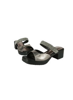 Michelle Morgan Michelle Morgan Ladies Block Heel 2307-2 Anthrazit  - Image 2