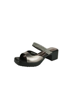 Michelle Morgan Michelle Morgan Ladies Block Heel 2307-2 Anthrazit  - Image 3