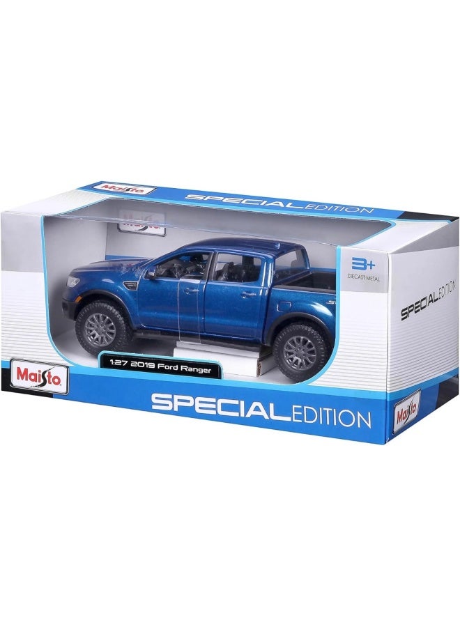 Maisto Maisto Ford Ranger 2019 Diecast Model Car (1:27, Metallic Blue)  - Image 2